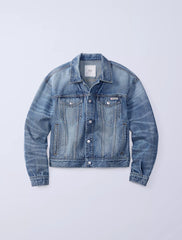 90s Denim Trucker Jacket (Read Description)