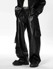 Felix Multi-Pocket Leather Pants