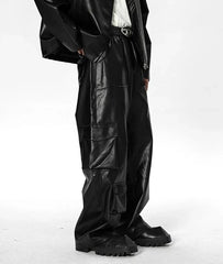 Felix Multi-Pocket Leather Pants