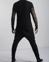 J-Hope Noir Fishnet Top