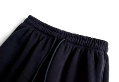 Karina Black Heart Print Sweatpants