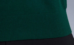 Jimin Olive Classic Turtleneck Sweater