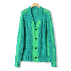 Green Gradient Knit Cardigan | J-Hope – BTS