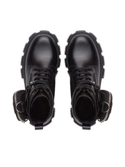 Jimin Combat Boots with Strap Pocket