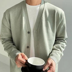 Suga Mint V-Neck Cardigan