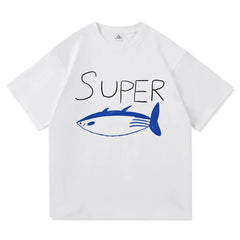 SuperTuna™ Retro Kawaii Cotton T-Shirt Harajuku Style