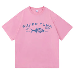 SuperTuna™ Retro Kawaii Cotton T-Shirt Harajuku Style