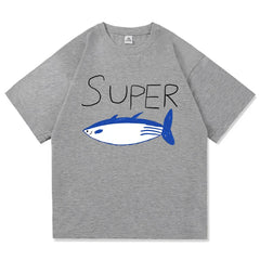 SuperTuna™ Retro Kawaii Cotton T-Shirt Harajuku Style