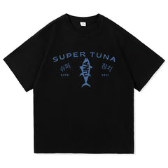 SuperTuna™ Retro Kawaii Cotton T-Shirt Harajuku Style