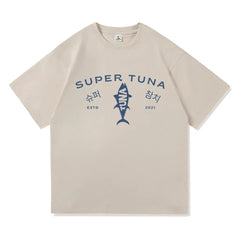 SuperTuna™ Retro Kawaii Cotton T-Shirt Harajuku Style