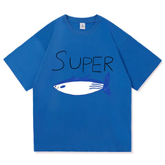 SuperTuna™ Retro Kawaii Cotton T-Shirt Harajuku Style