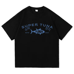 SuperTuna™ Retro Kawaii Cotton T-Shirt Harajuku Style