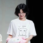 ITZY Cute Oversized Summer Graphic Tee