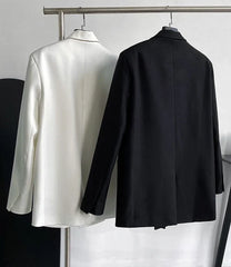 Taehyung Asymmetric Padlock Suit Jacket