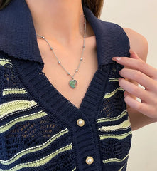Taehyung Color-Changing Heart Necklace