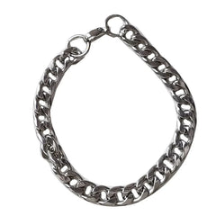 Jungkook Thick Silver Chain Bracelet