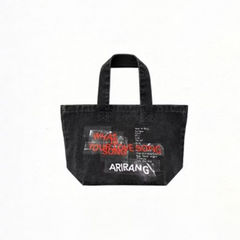 Official BTS World Tour "Arirang" Canvas Tote Bag (Charcoal)