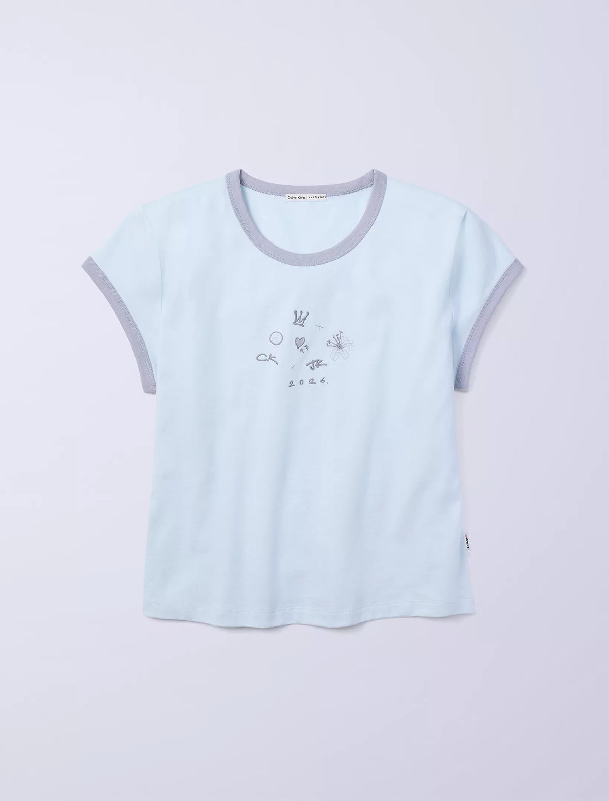 Icons Graphic Ringer Baby Tee (Read Description)