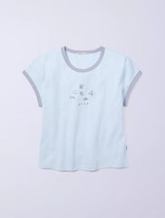 Icons Graphic Ringer Baby Tee (Read Description)