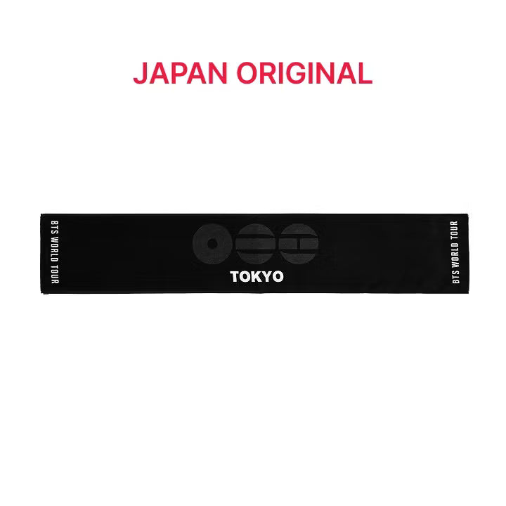 BTS World Tour Slogan Towel (Tokyo) - Japan Original Concert Towel