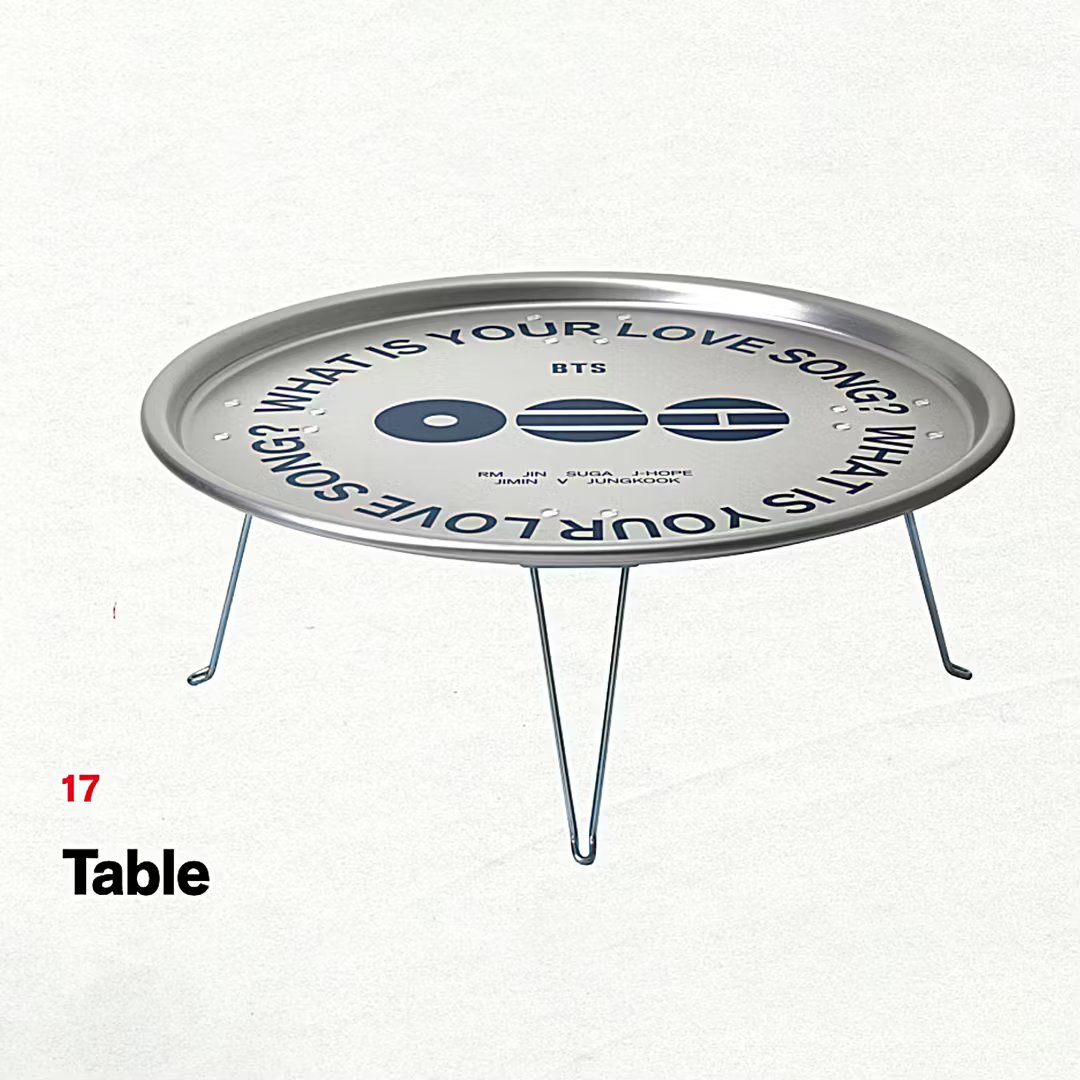 BTS The 5th Album 『ARIRANG』 Table
