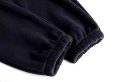 Karina Black Heart Print Sweatpants