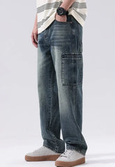 Jungkook Washed Side-Pocket Jeans