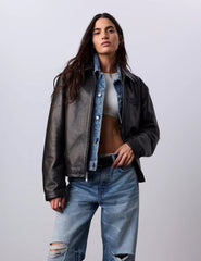 Leather Racer Jacket (Read Description)