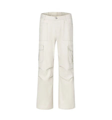 Jin Ivory Multi-Pocket Pants