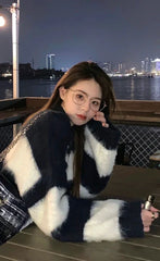 Jimin Striped Mohair Sweater