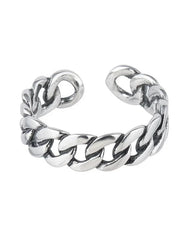 Jungkook Silver Adjustable Chain Ring