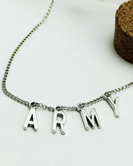 Jimin Silver ChimChim “ARMY” Necklace
