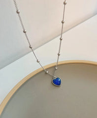Taehyung Color-Changing Heart Necklace