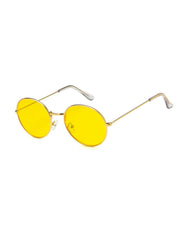 Taehyung Yellow Round-Frame Sunglasses