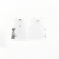 Official BTS World Tour "Arirang" Ribbed Tank Top (White)